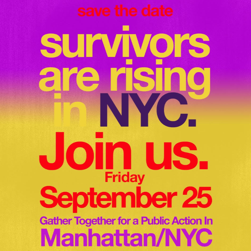 SURVIVORS ARE RISING IN NYC. JOIN US.