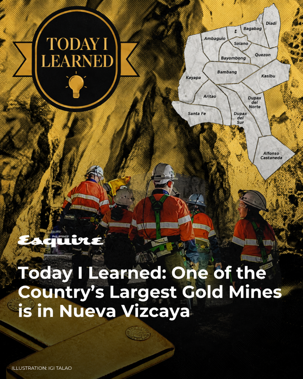 Today I Learned: One of the Country&rsquo;s Largest Gold Mines is in Nueva Vizcaya