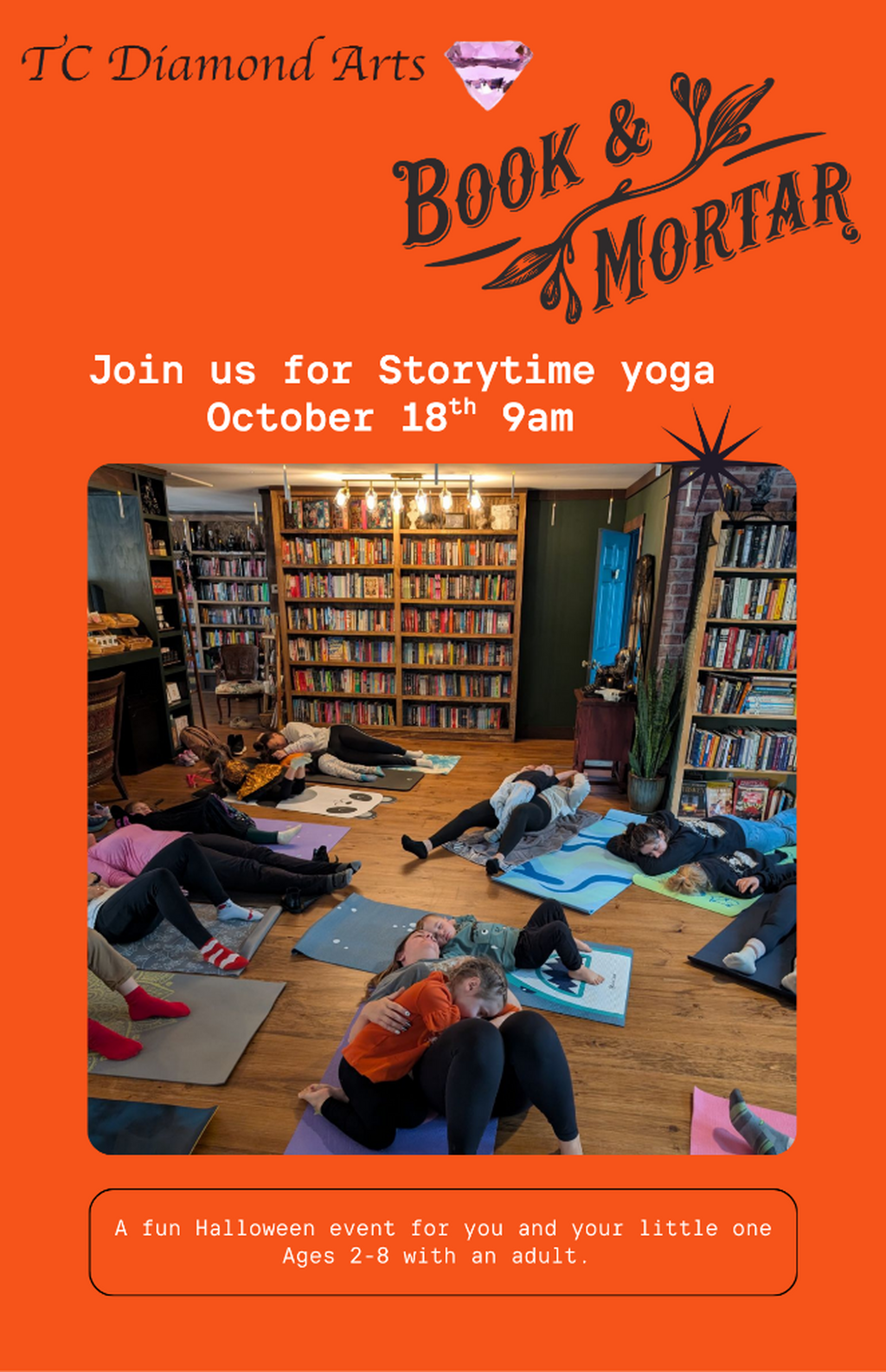 Halloween Yoga @ Book and Motar 