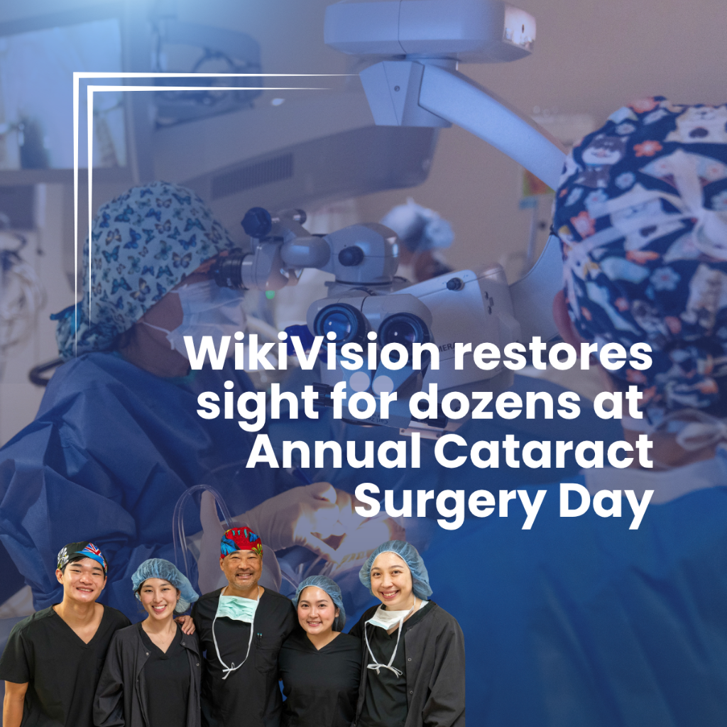 WikiVision restores sight for dozens at Annual Cataract Surgery Day