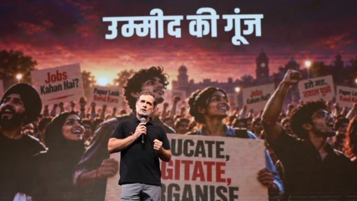 &lsquo;Doval ji sitting inside your phone&rsquo;&mdash;Rahul takes dig at NSA, says 6 people controlling &lsquo;system&rsquo;