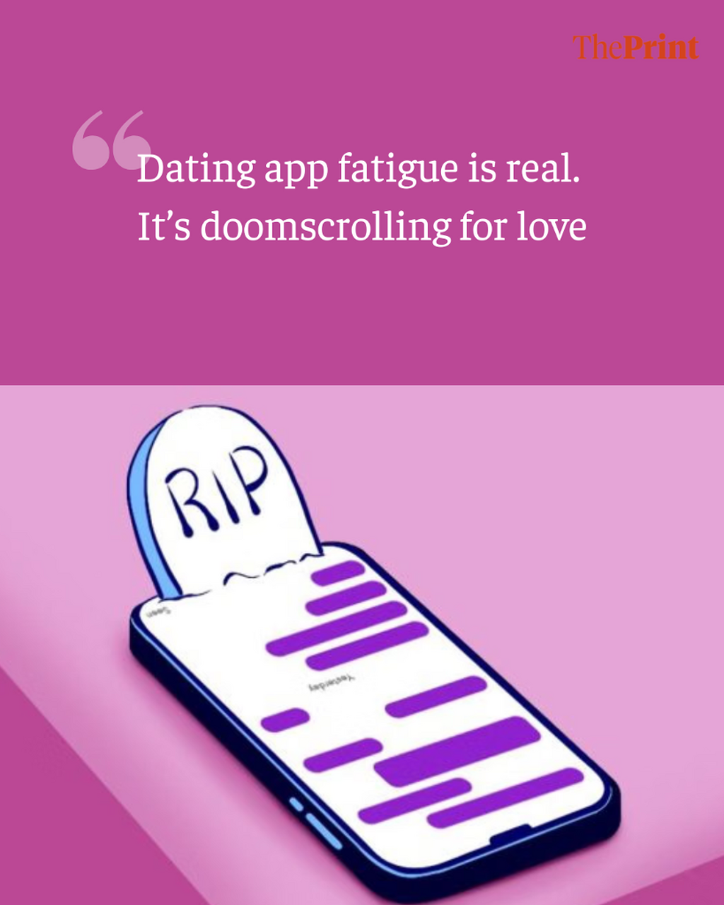 Dating app fatigue is real. It&rsquo;s doomscrolling for love