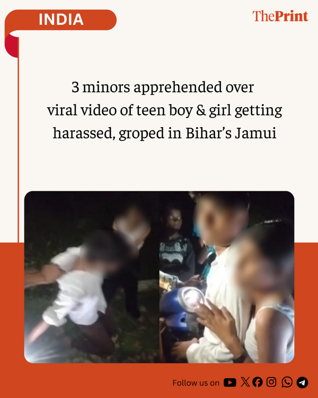 3 minors apprehended over viral video of teen boy & girl getting harassed, groped in Bihar&rsquo;s Jamui