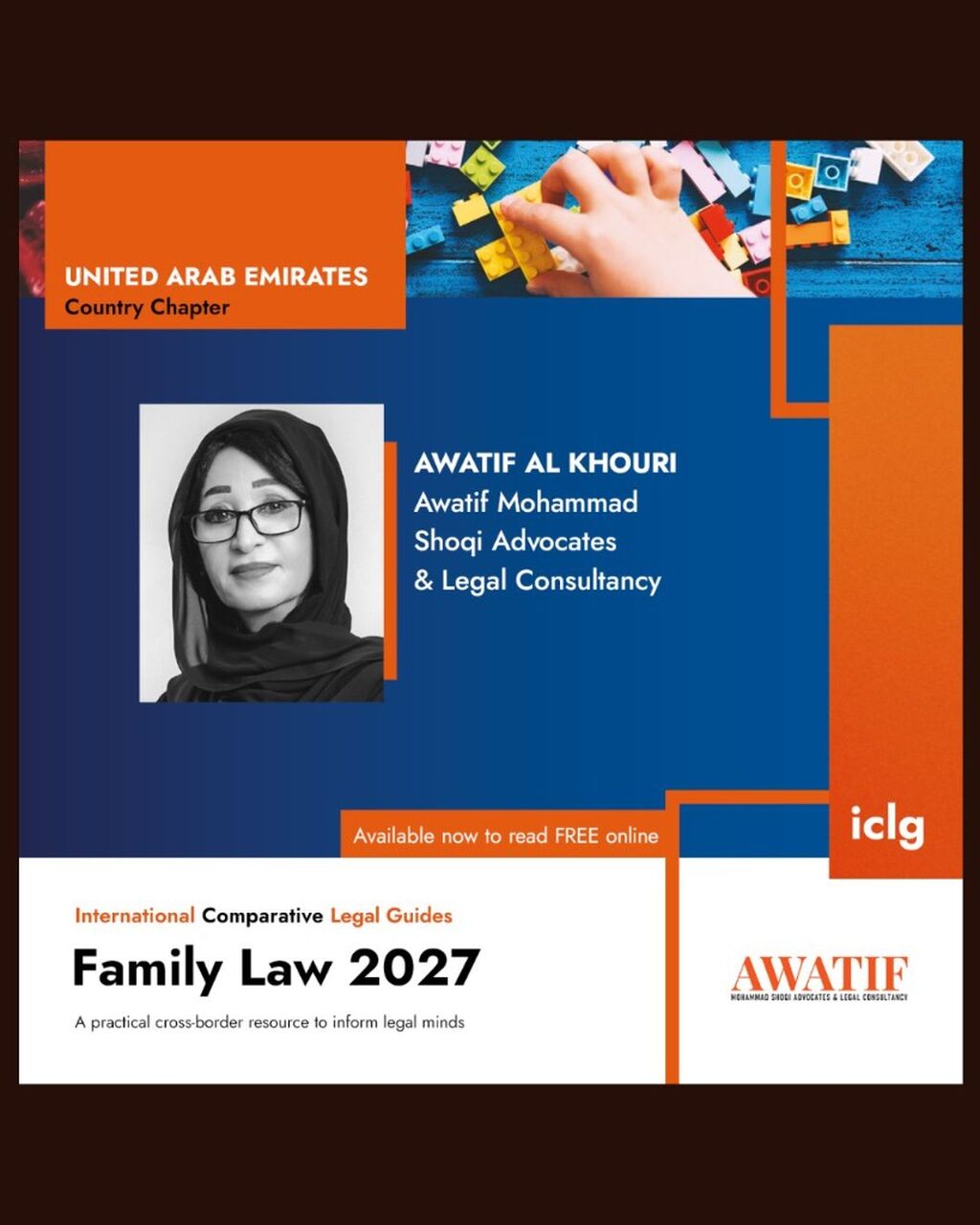 Mrs. Awatif Al Khouri Authors UAE Chapter of ICLG &ndash; Family Laws and Regulations 2027