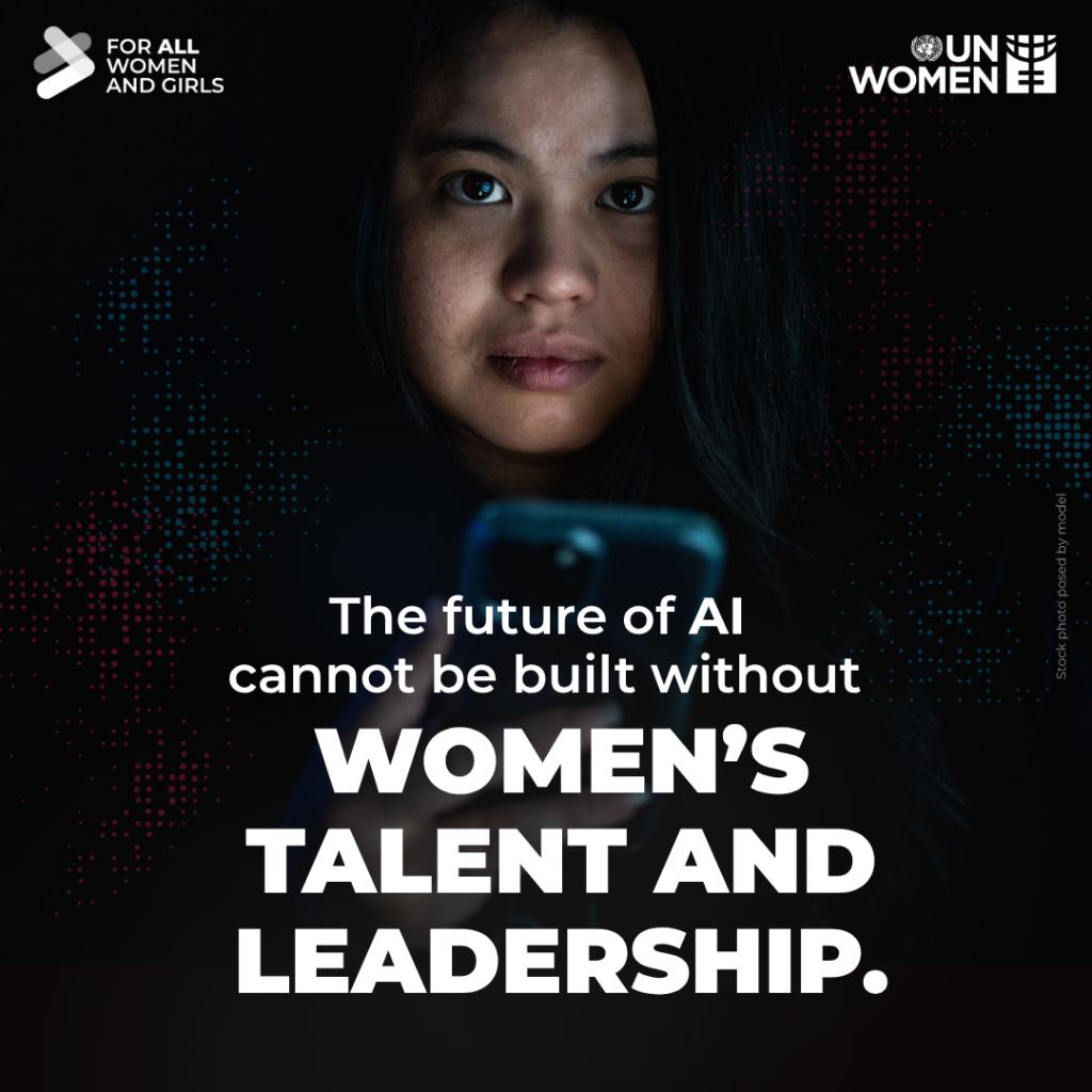 AI is advancing fast. Women are being left behind in the workforce and leadership. 