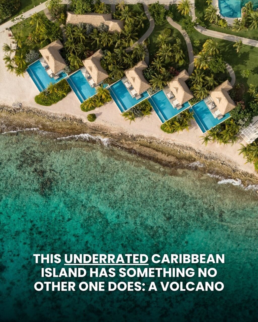 Stay at Sandals resorts and visit a volcano