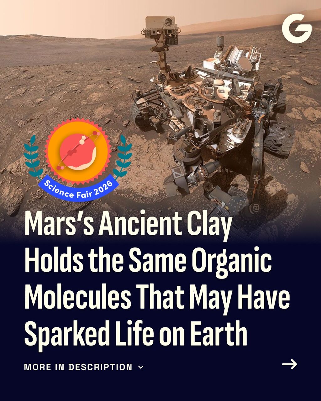 Mars&rsquo;s Ancient Clay Holds the Same Organic Molecules That May Have Sparked Life on Earth
