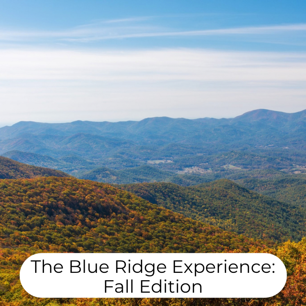 The Blue Ridge Experience: Fall Edition