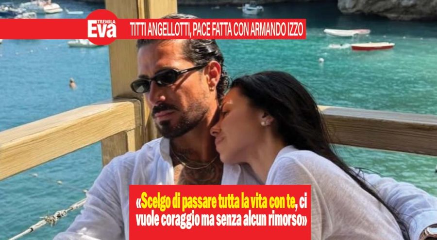 Titti Angellotti torna con Izzo: &laquo;insieme per tutta la vita&raquo;