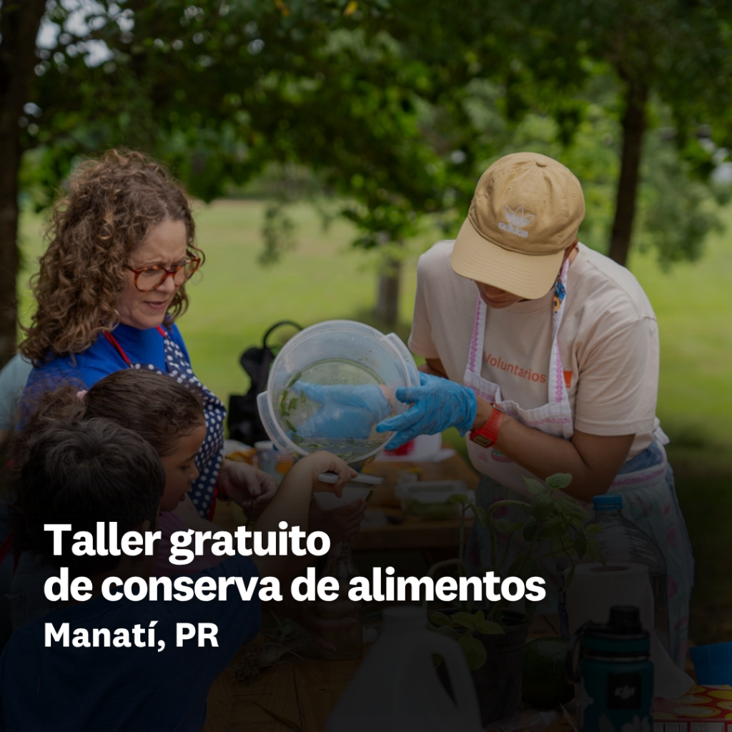 Taller de conservaci&oacute;n de alimentos