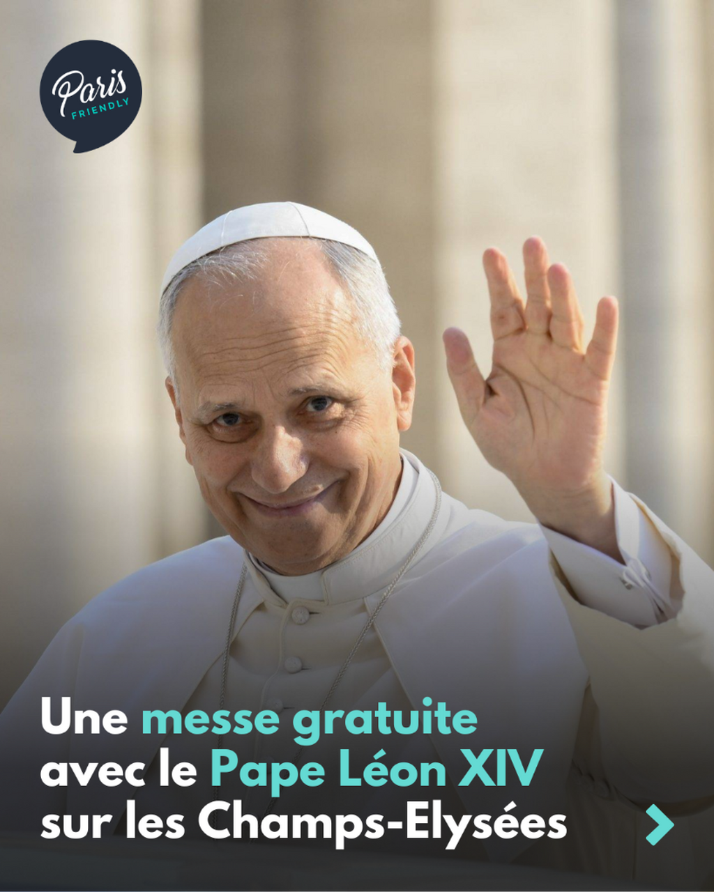 500 000 personnes, les Champs-&Eacute;lys&eacute;es et une messe avec le pape. Gratuite.