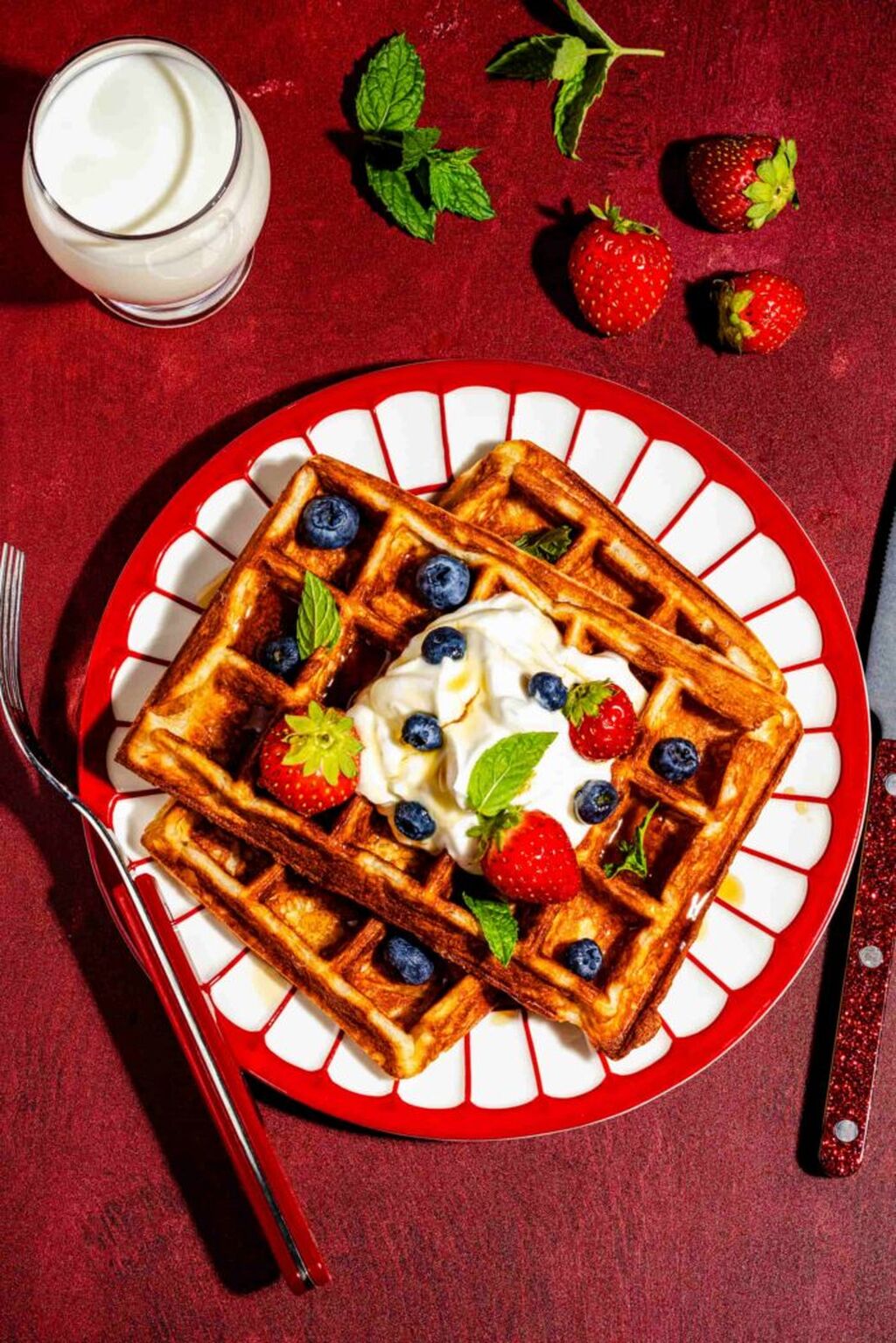 Gaufres prot&eacute;in&eacute;es au yogourt grec (recette facile)