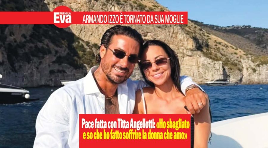 Armando Izzo &egrave; tornato dalla moglie: &laquo;L'ho fatta soffrire&raquo;