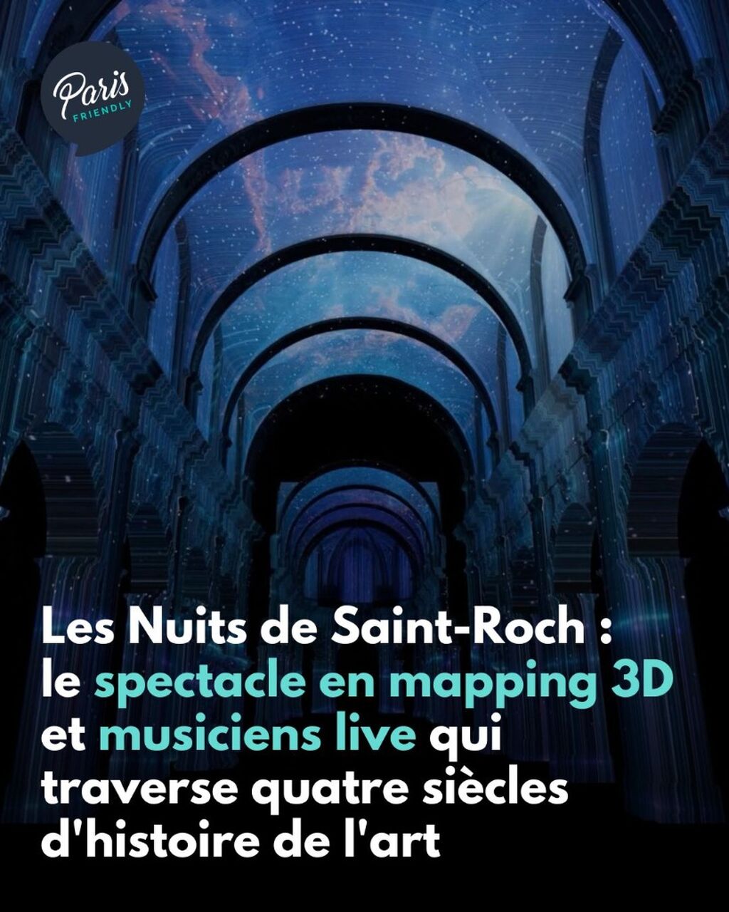Les Nuits de Saint-Roch : le spectacle en mapping 3D et musiciens live qui traverse quatre si&egrave;cles d'histoire de l'art