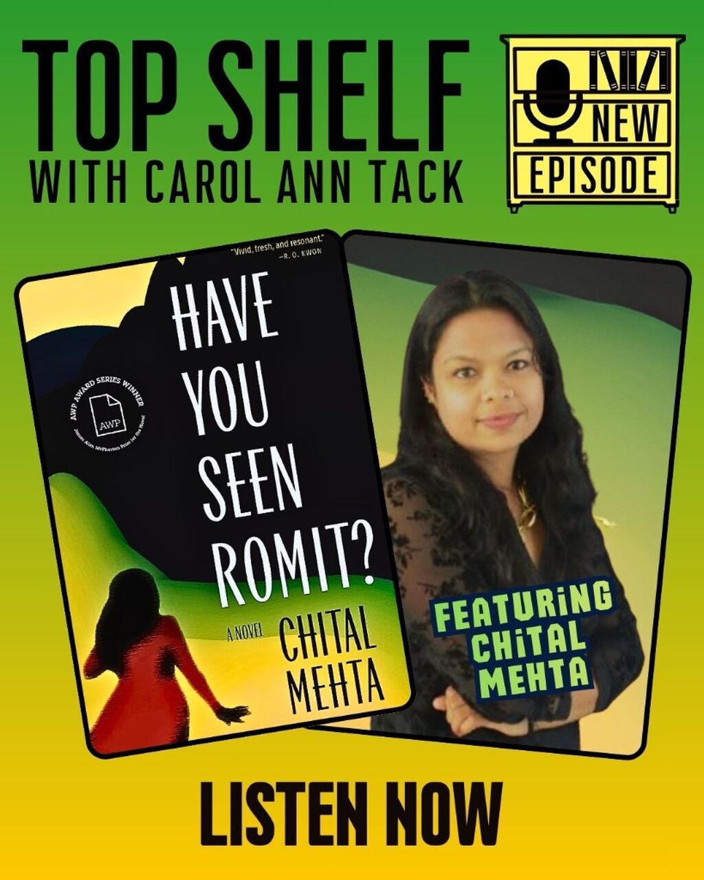 E180: Interview with Chital Metha, author of Have You Seen Romit?