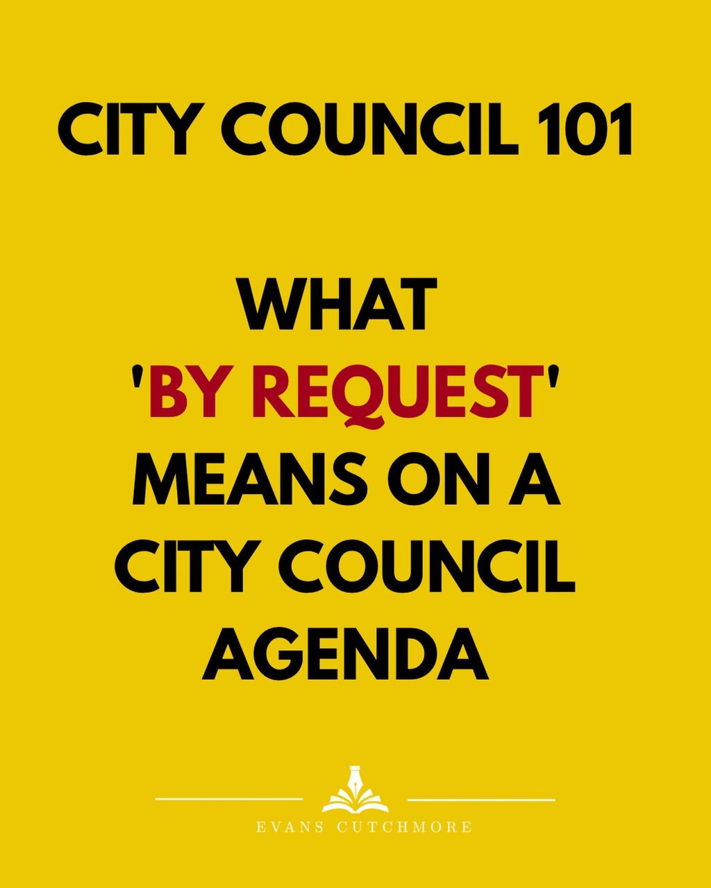 The Name on the Ordinance Isn't Always the Author. Here's What "By Request" Means.