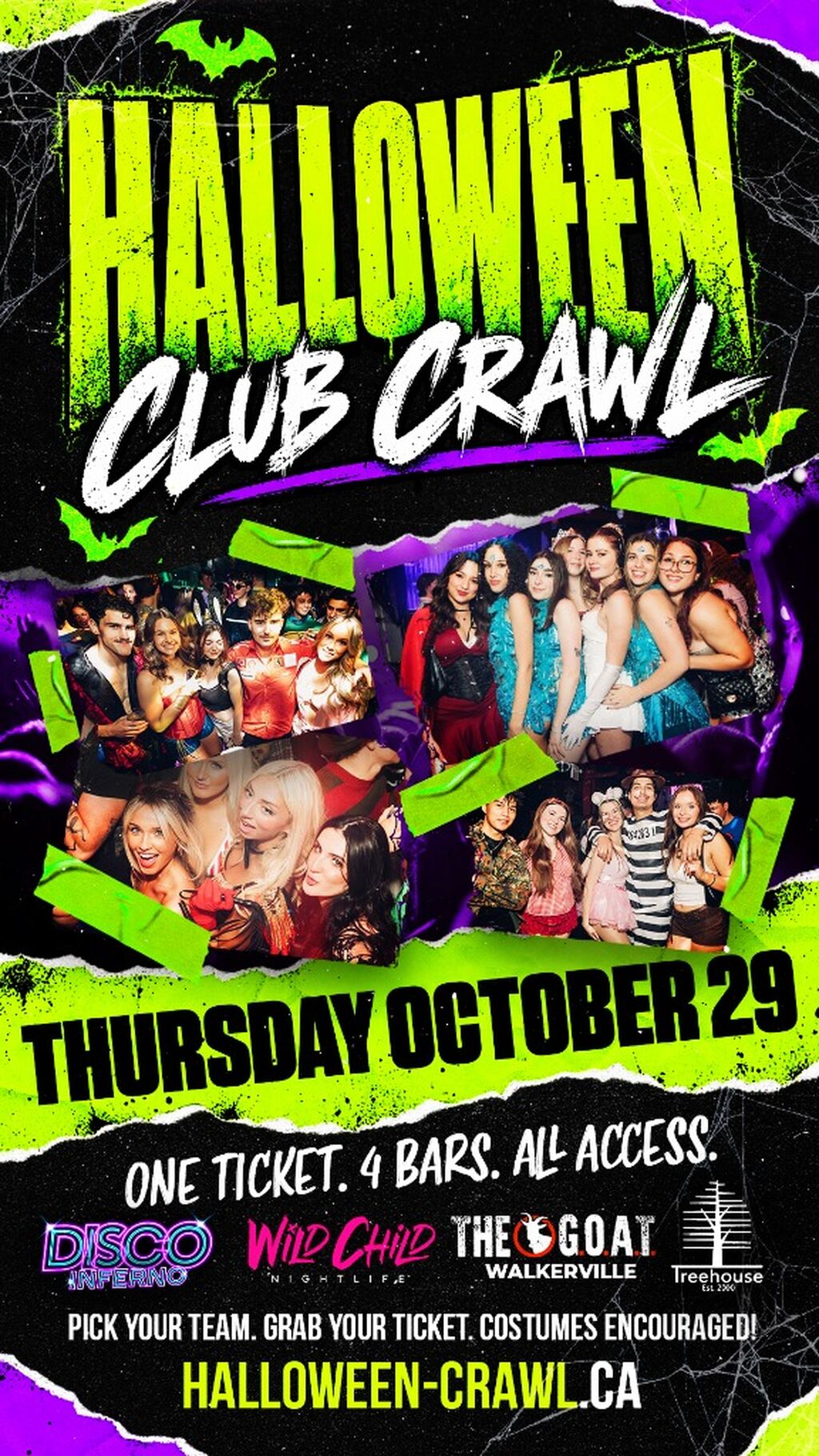Halloween Club Crawl Windsor