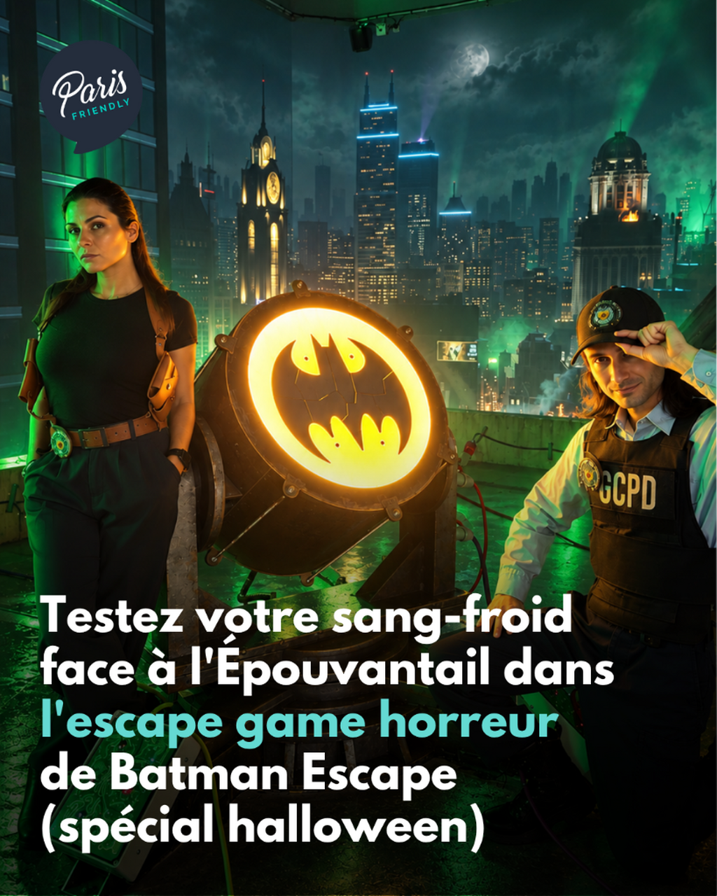 Testez votre sang-froid face &agrave; l'&Eacute;pouvantail dans l'escape game horreur de Batman Escape (sp&eacute;cial halloween)