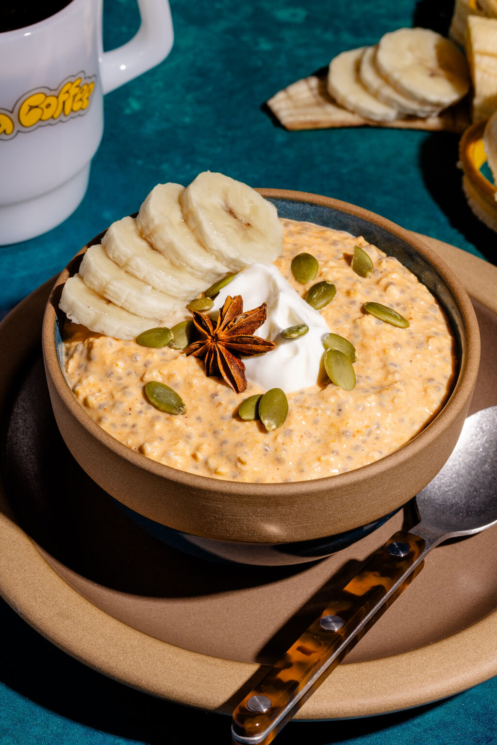 Recette sant&eacute; de gruau overnight &agrave; la citrouille &eacute;pic&eacute;e