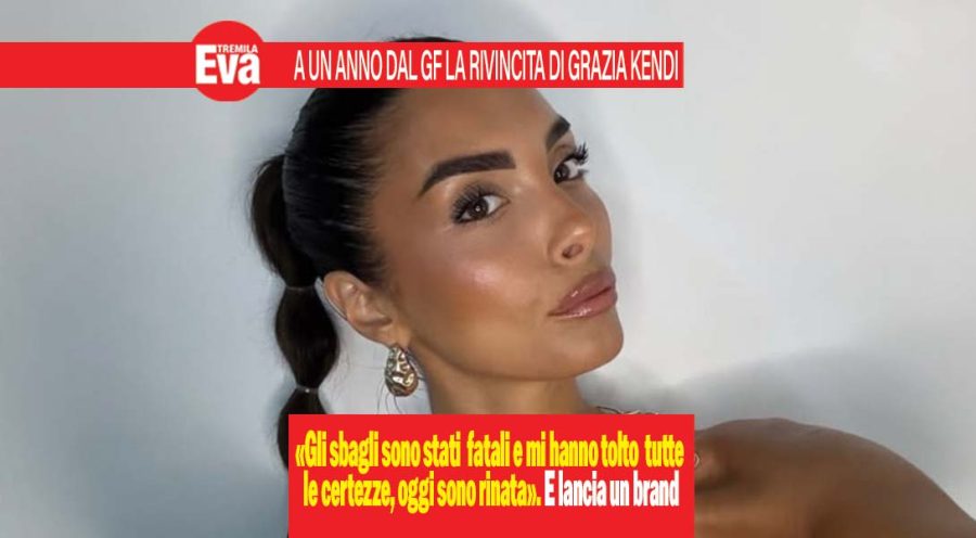 Grazia Kendi, un anno dopo il GF riparte da un nuovo brand