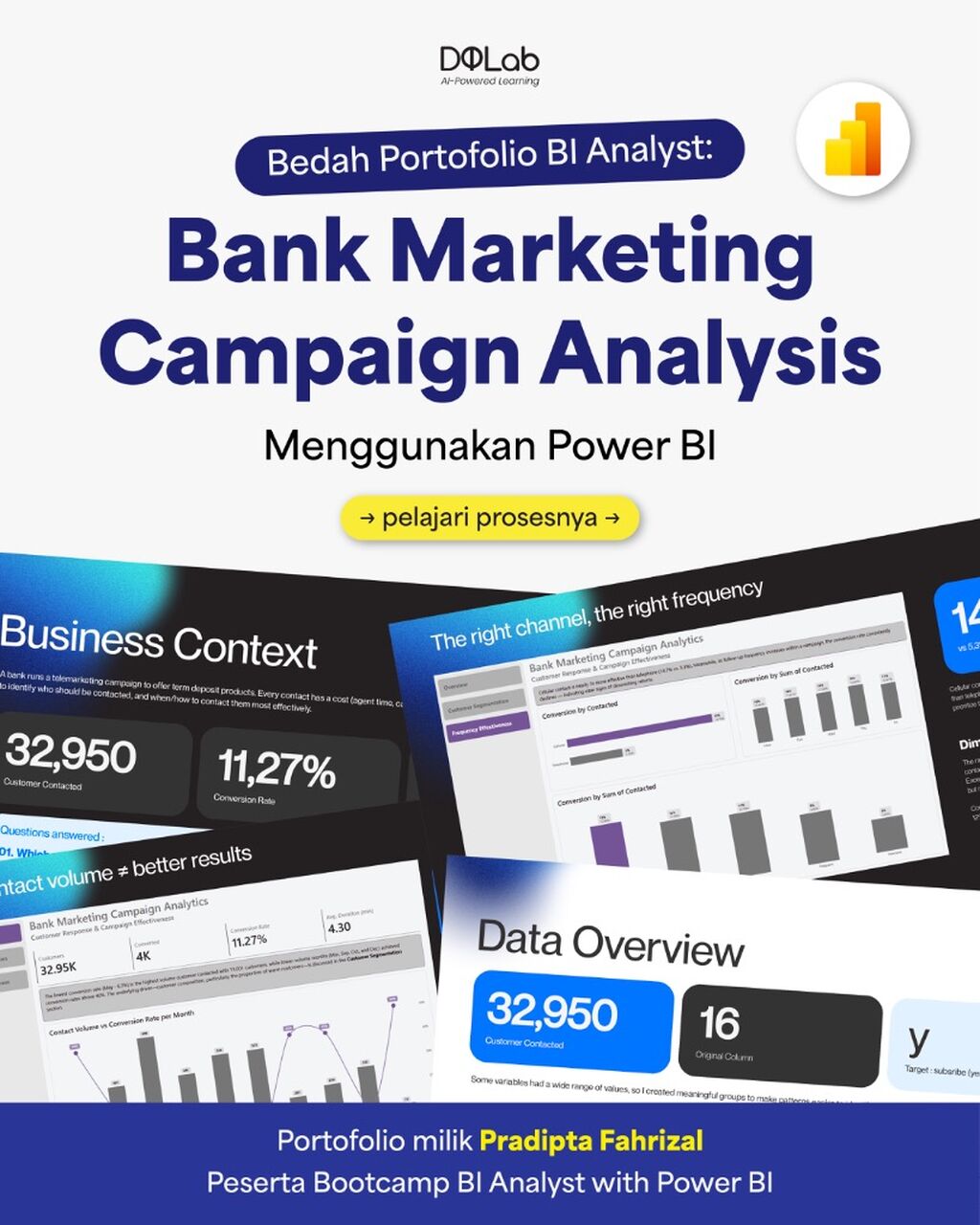 Bangun Portofolio Menggunakan Power BI, Belajar Caranya di Bootcamp DQLab!