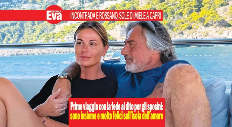 La luna di miele di Vanessa Incontrada e Rossano Laurini