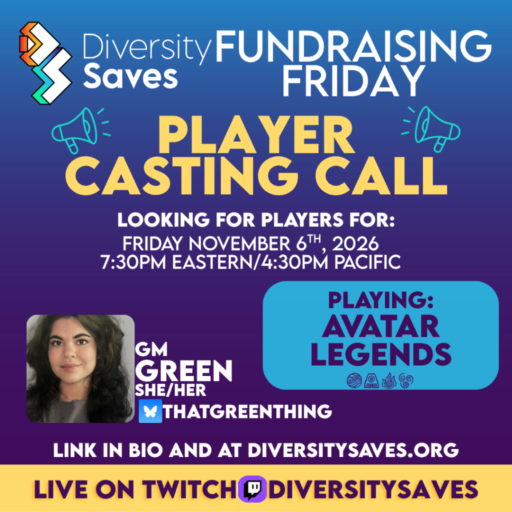 November FFF: Player Casting Call!