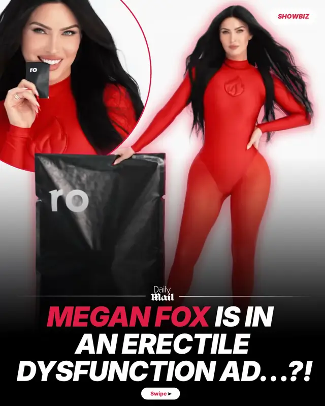 Meghan Fox is in an ED advert