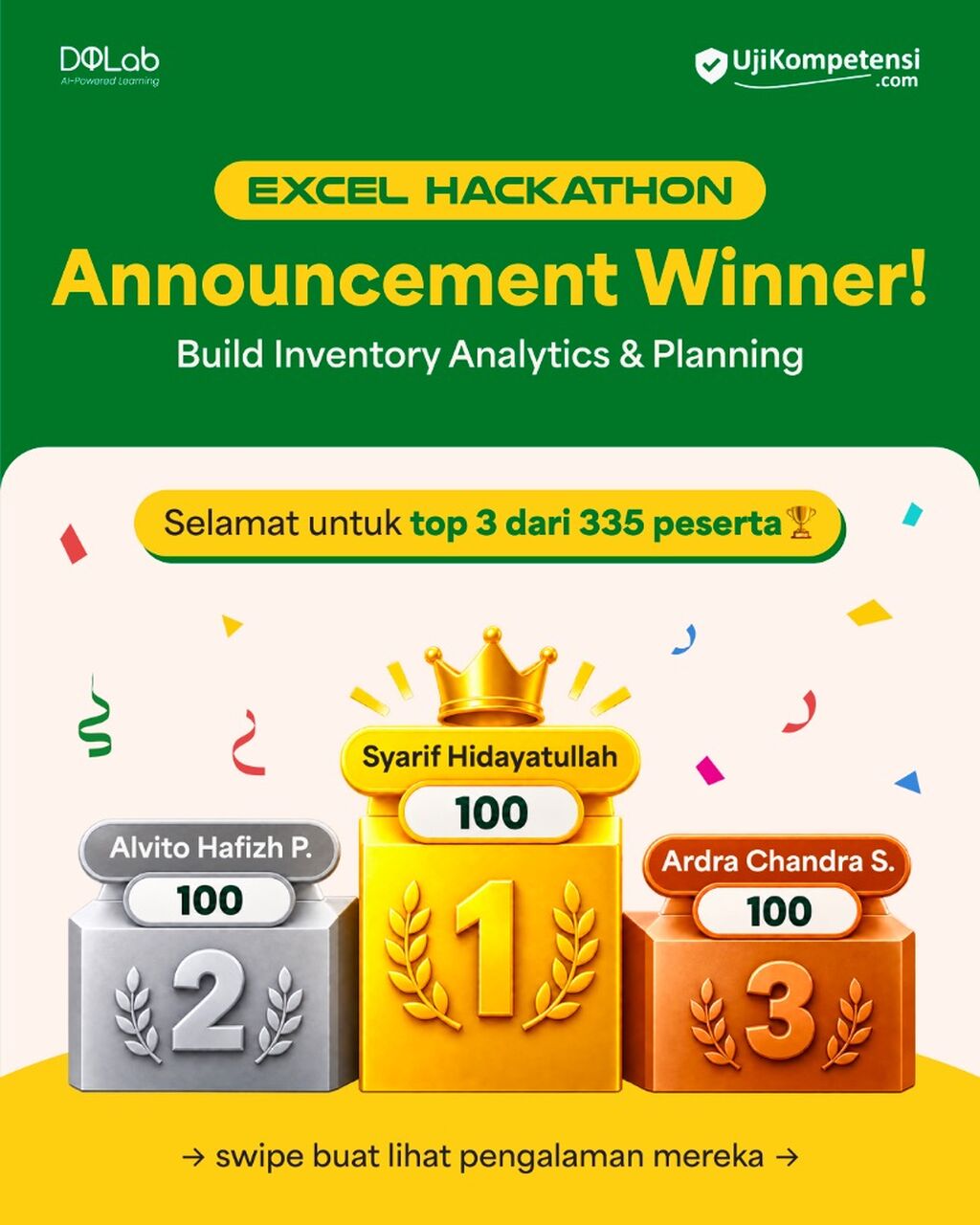 Asah Skill Excel, Lewat Hackathon DQLab!