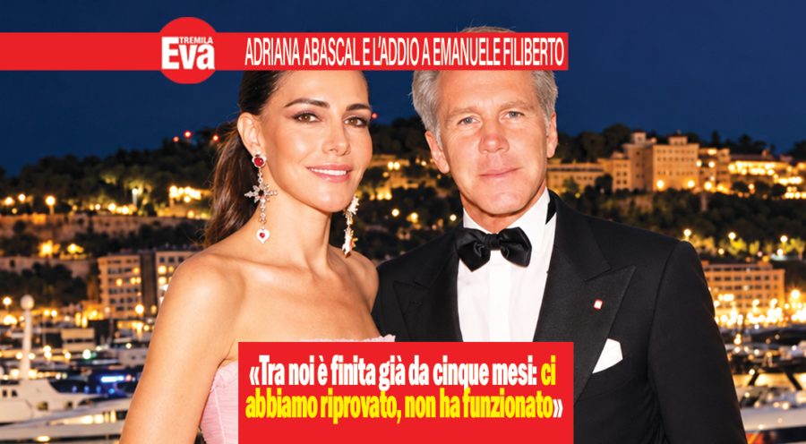 Emanuele Filiberto e Adriana Abascal: &laquo;tra noi &egrave; finita&raquo;