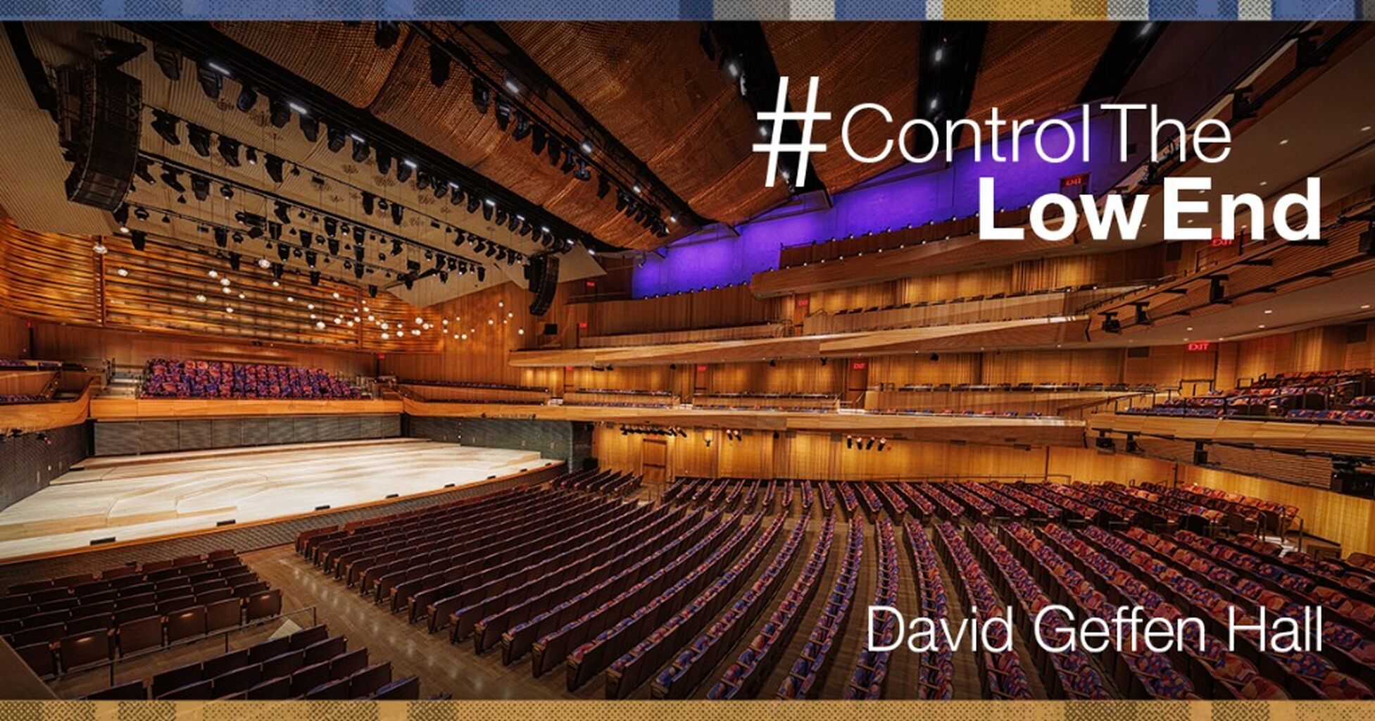 Control the low end - David Geffen Hall