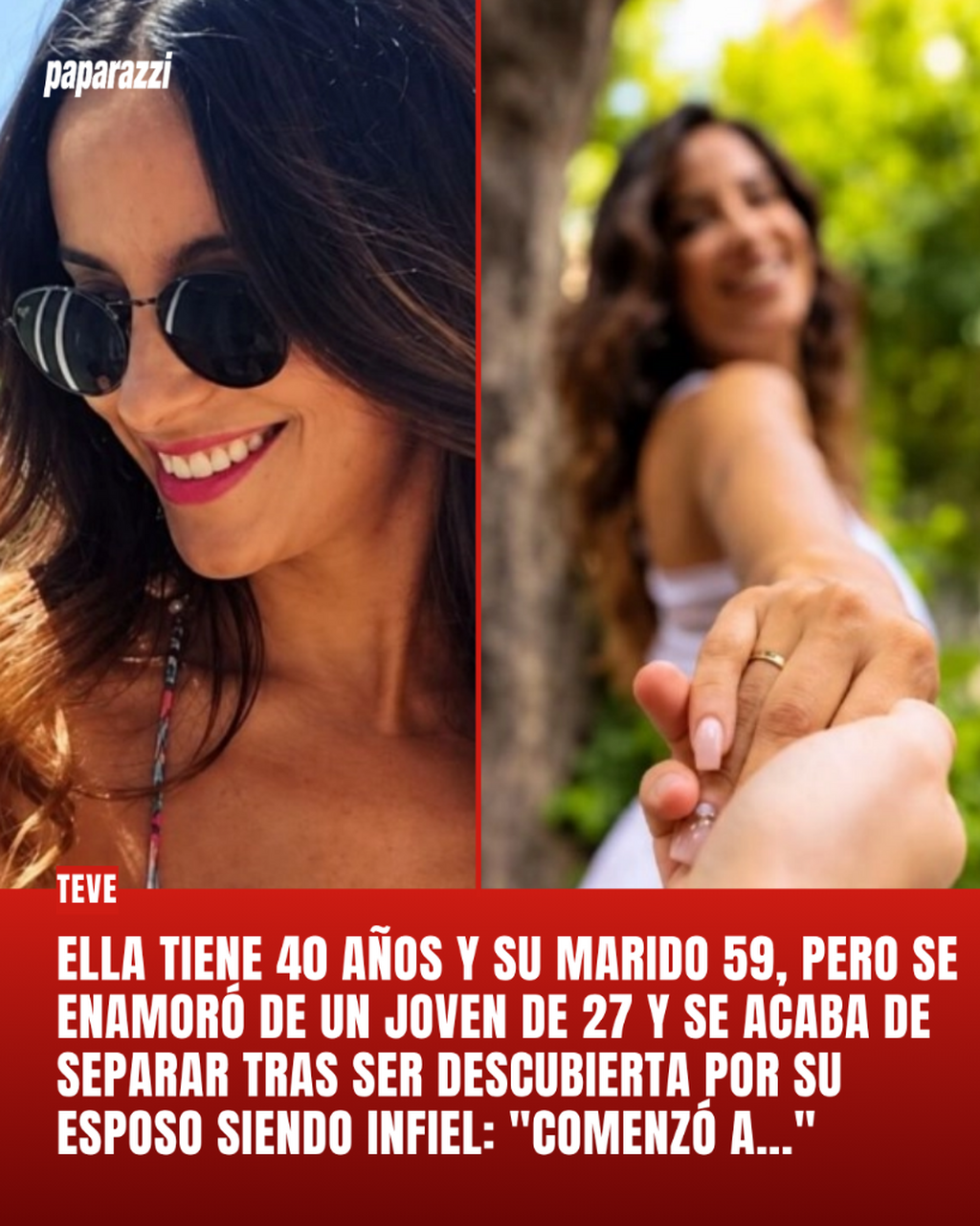 Ella tiene 40 a&ntilde;os y su marido 59, pero se enamor&oacute; de un joven de 27 y se acaba de separar tras ser descubierta por su esposo siendo infiel: "Comenz&oacute; a..."