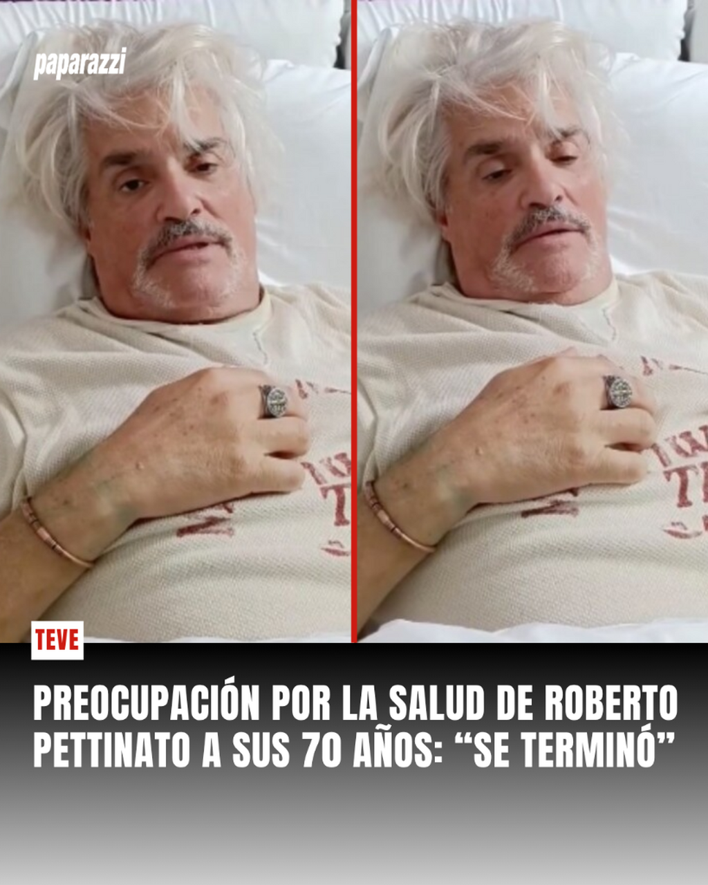 Preocupaci&oacute;n por la salud de Roberto Pettinato a sus 70 a&ntilde;os: &ldquo;Se termin&oacute;&rdquo;
