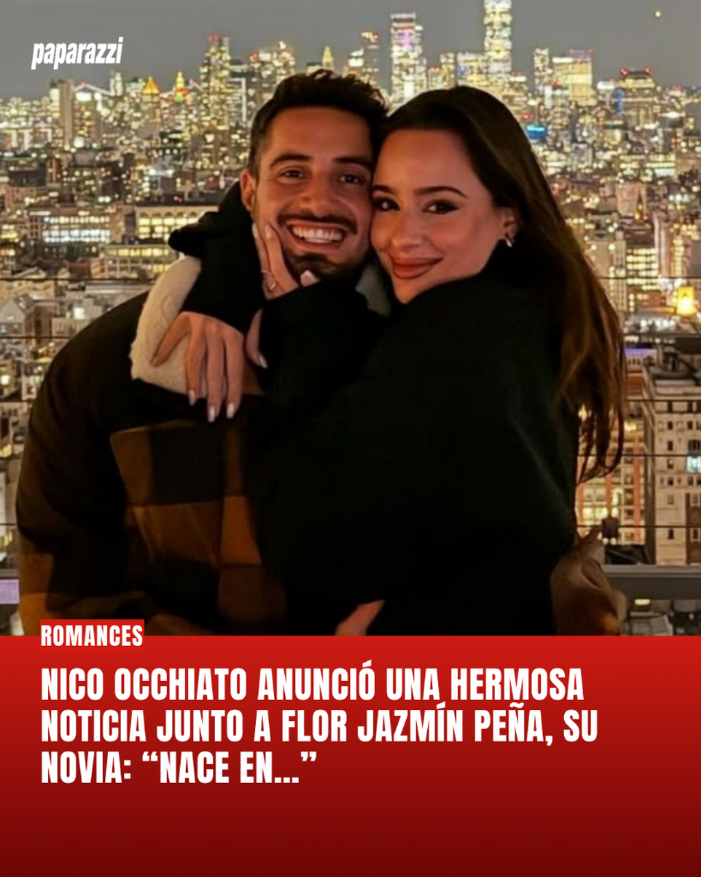 &iexcl;Felicidades! Nico Occhiato anunci&oacute; junto a Flor Jazm&iacute;n Pe&ntilde;a una hermosa noticia: &ldquo;Todav&iacute;a no tenemos el nombre ni nada&rdquo;