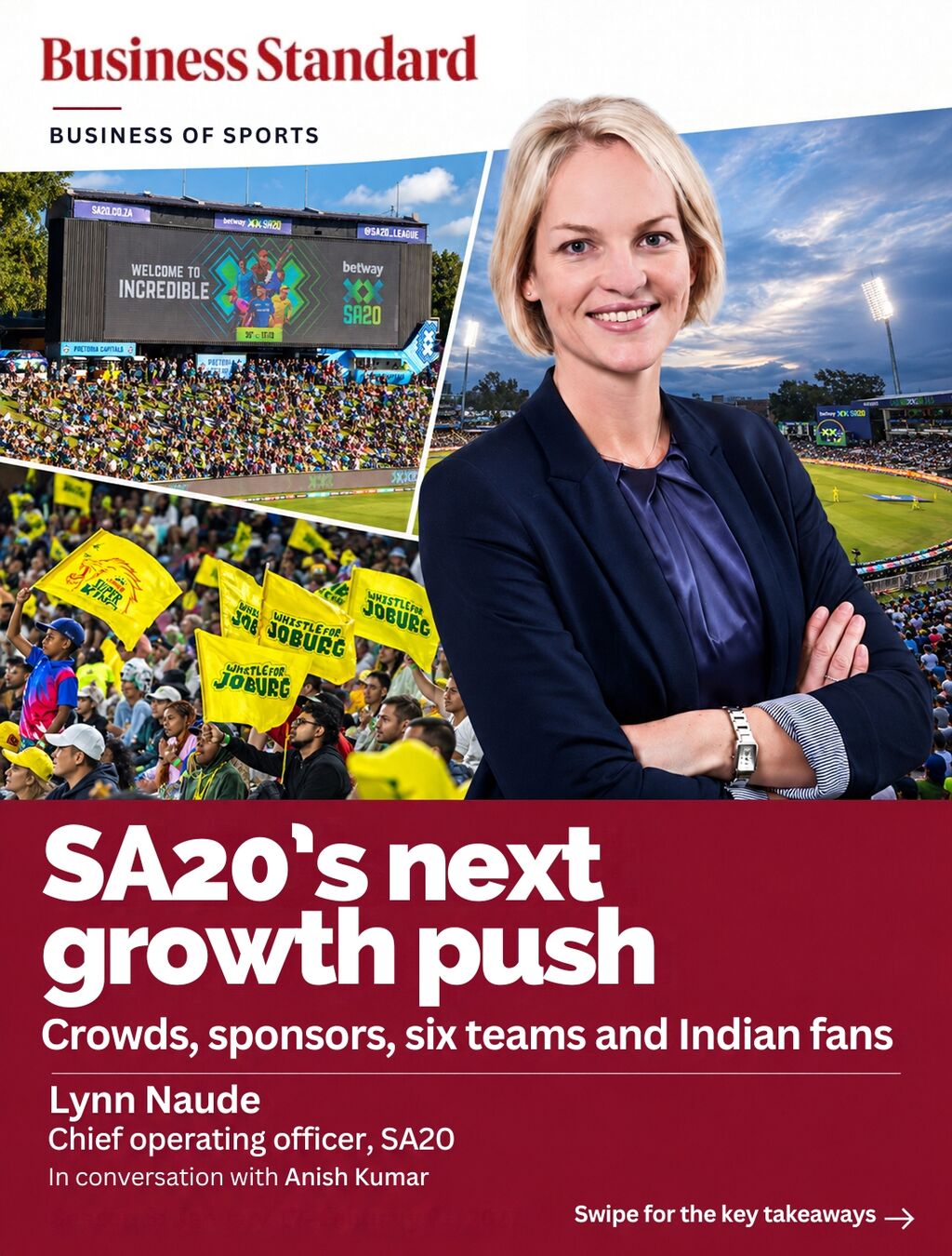 India a key market as SA20 looks to widen global audience: COO Lynn Naude