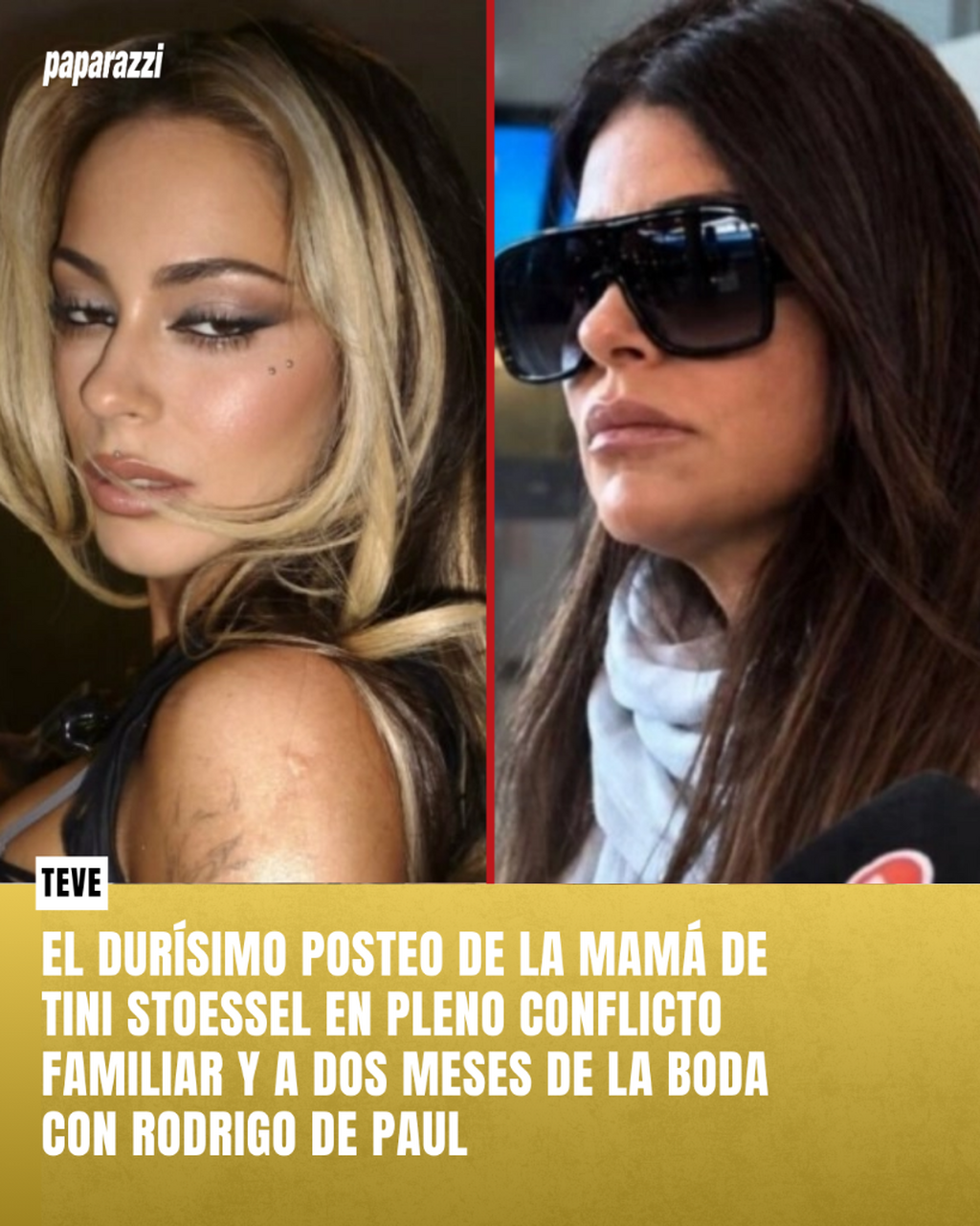 El duro posteo de la mam&aacute; de Tini Stoessel en pleno conflicto familiar y a dos meses de la boda con Rodrigo De Paul