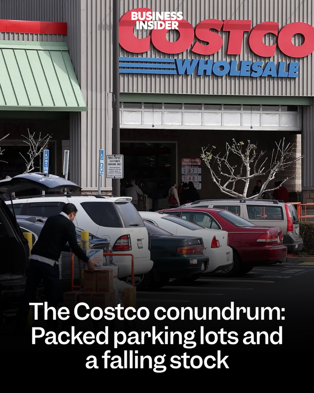 The Costco conundrum: Packed parking lots and a falling stock