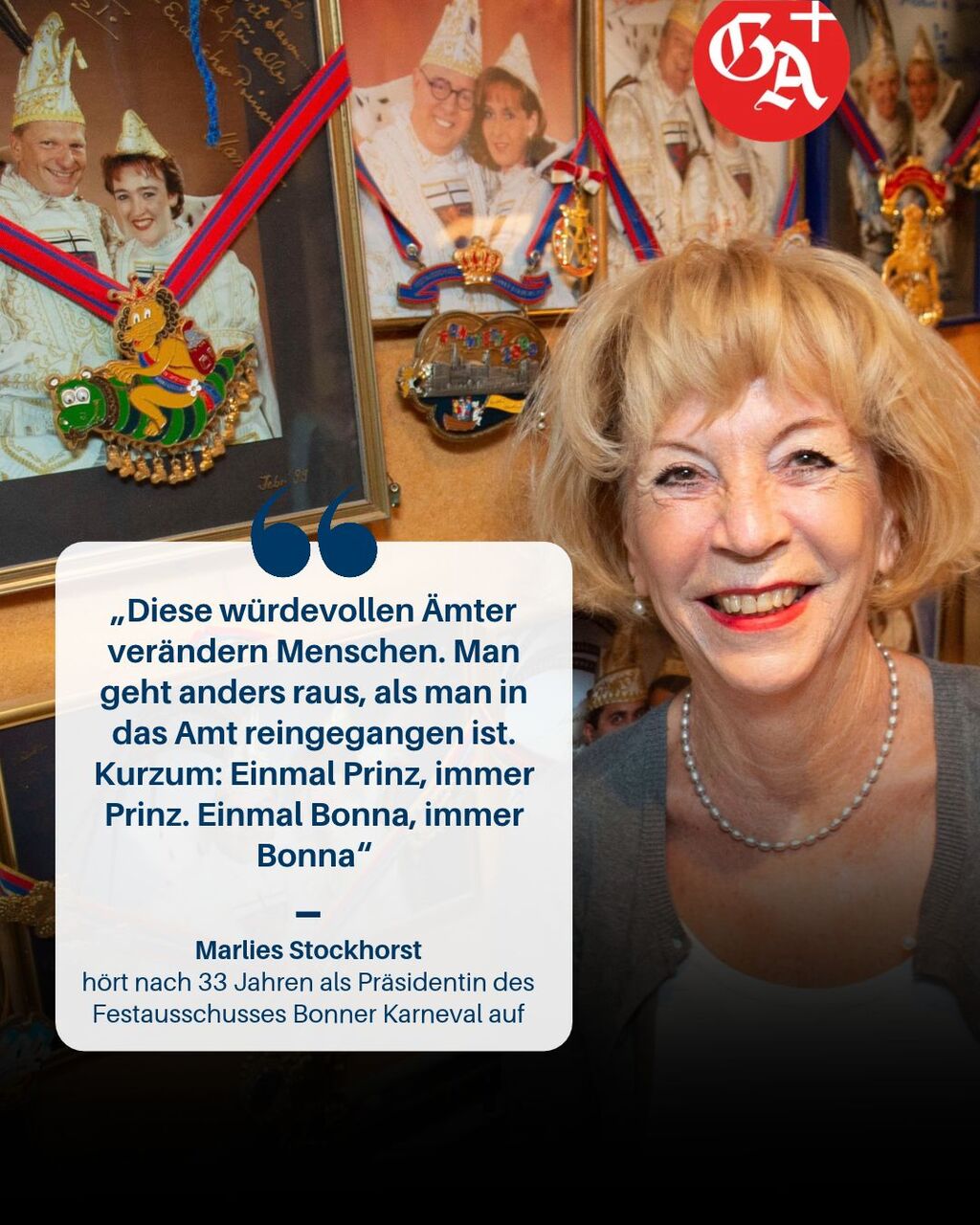 Marlies Stockhorst tritt ab