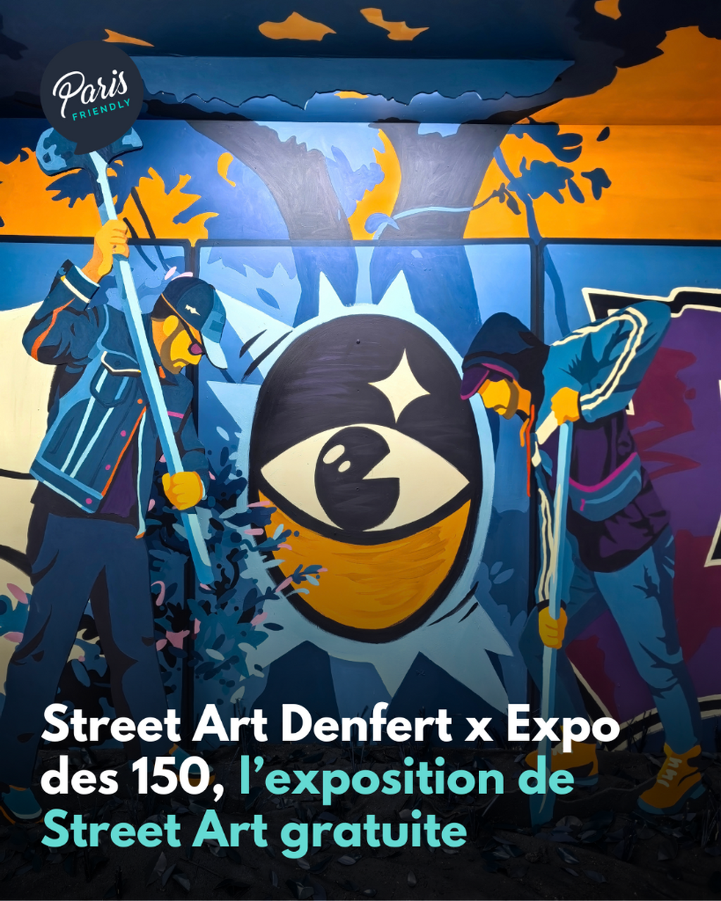 Parcourez 800 m&sup2; de street art gratuit avec 200 artistes franciliens !