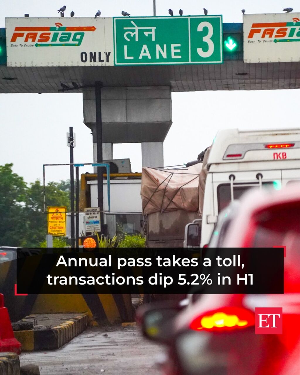 Annual pass takes a toll, transactions dip 5.2% in H1