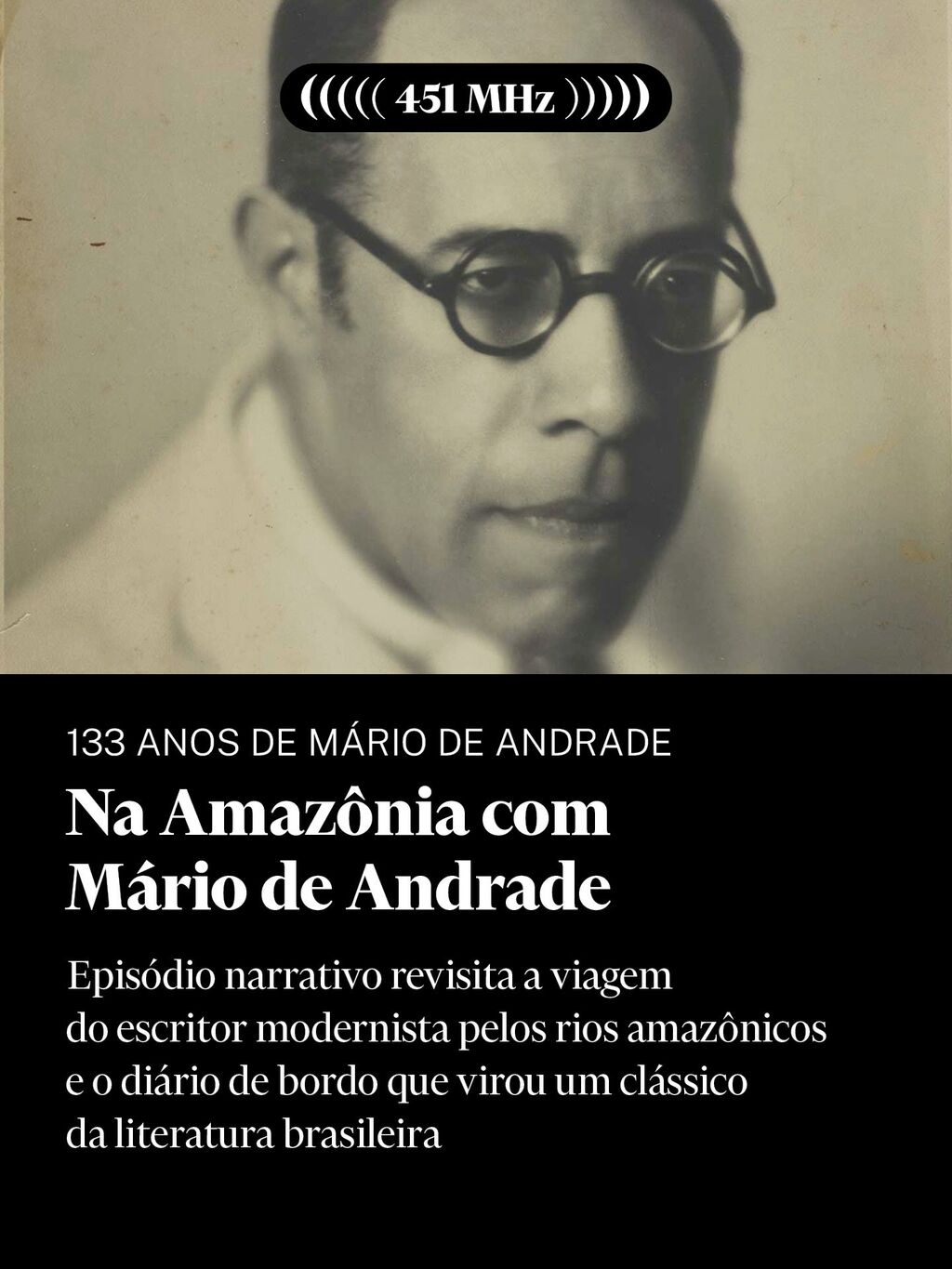 Efem&eacute;ride | 113 anos M&aacute;rio de Andrade 