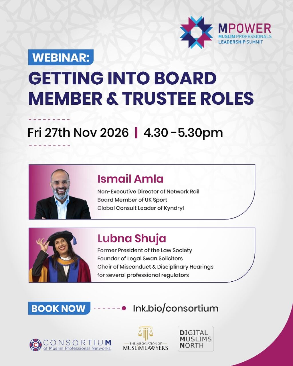 27 Nov - Getting into Board Member and Trustee Roles - Q4 2026