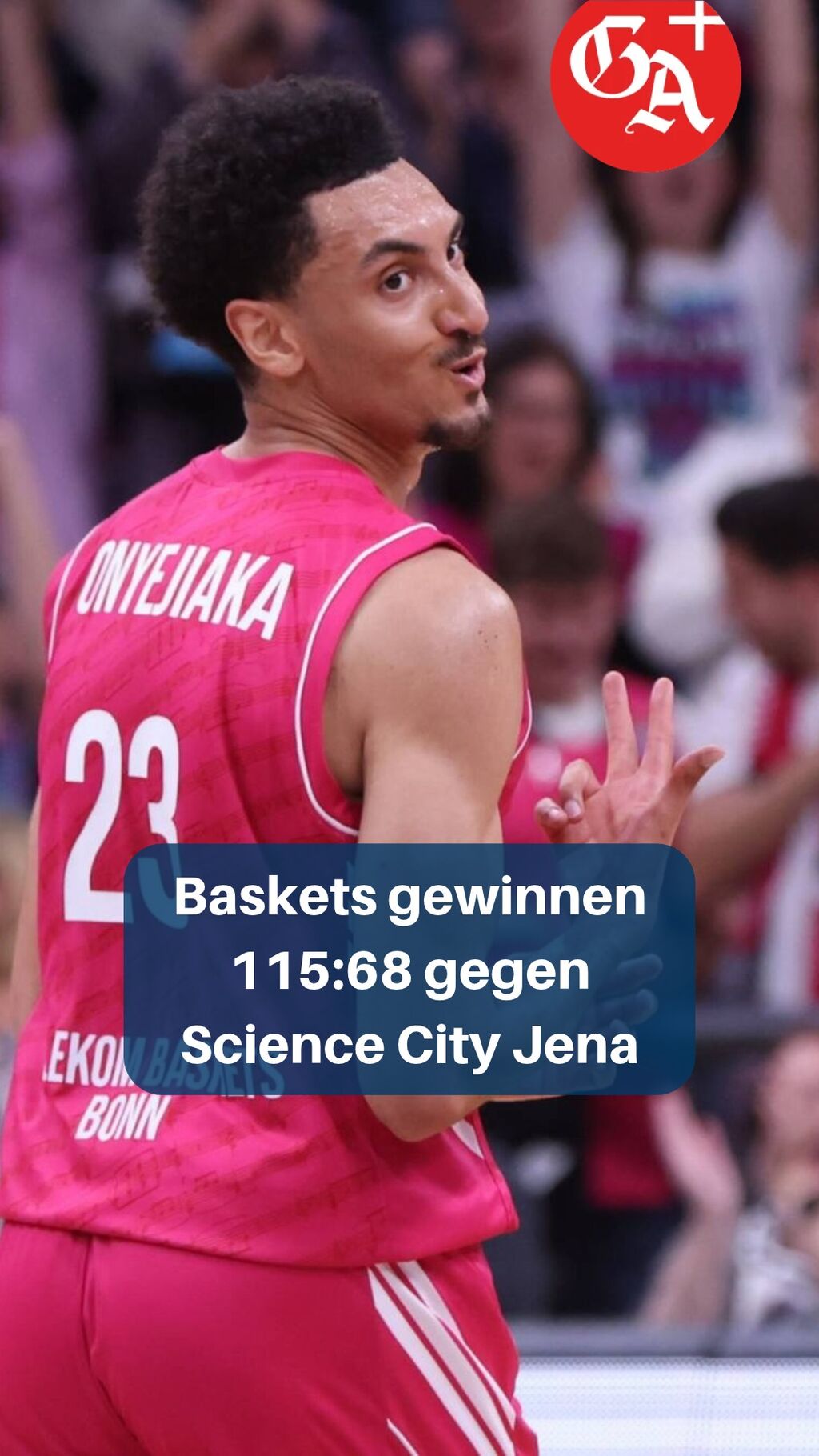 Baskets gewinnen 115:68 gegen Jena