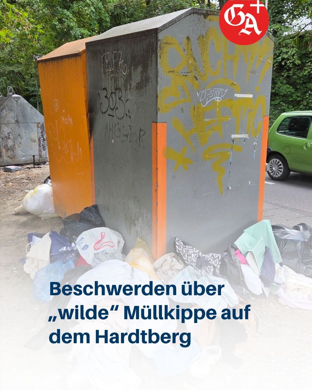 Beschwerden &uuml;ber wilde M&uuml;llkippe auf dem Hardtberg