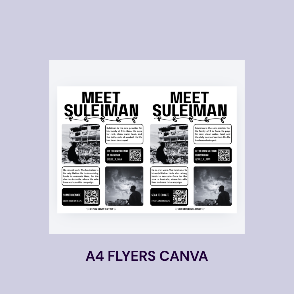 A4 Flyer for Suleiman - Canva