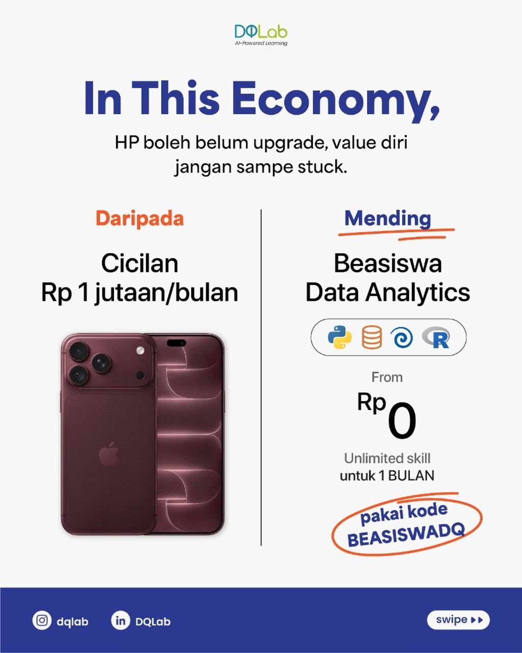 Akses BEASISWA GRATIS 1 BULAN Spesial untukmu!