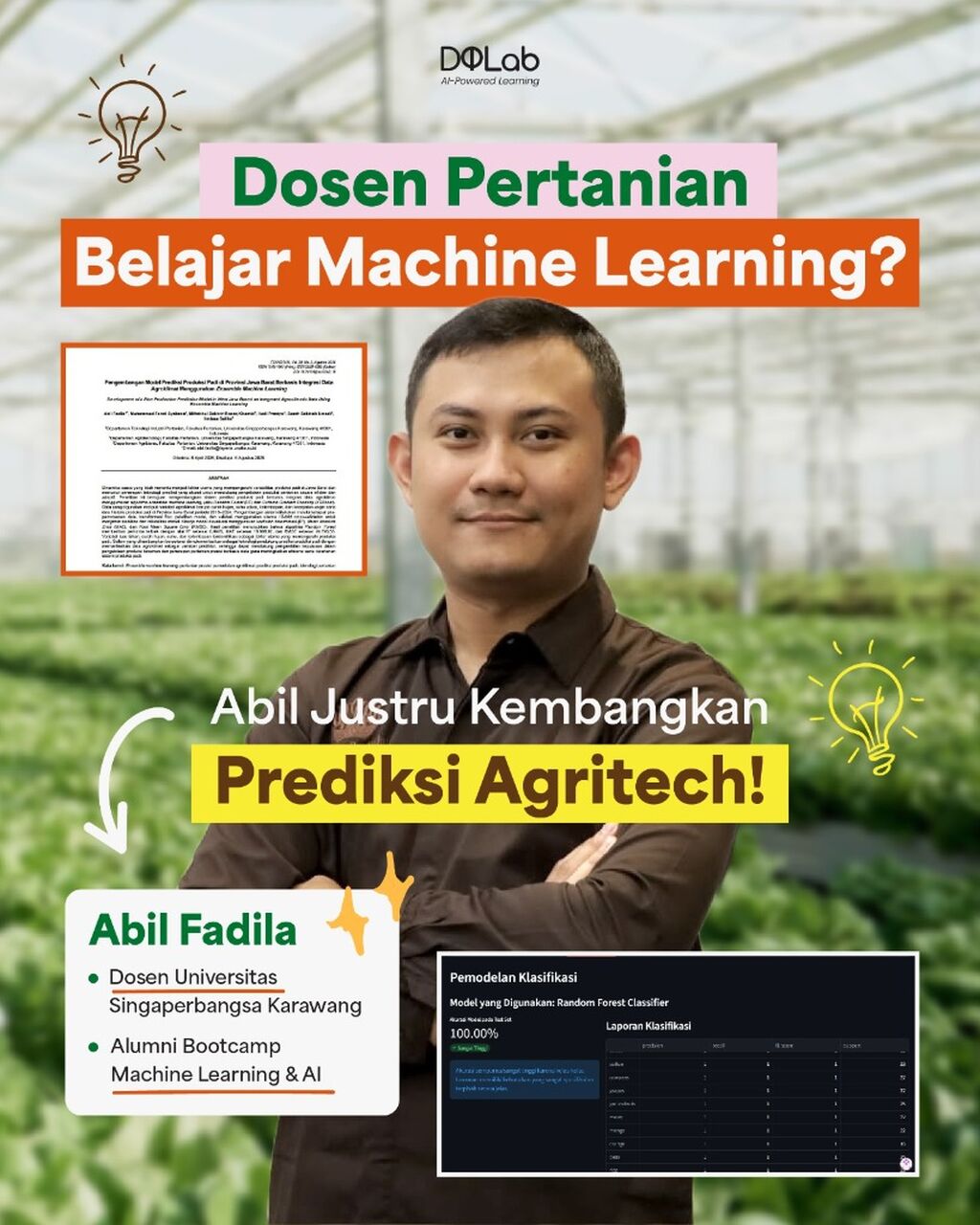 Dosen Pertanian Belajar Machine Learning, Sukses Bangun Sistem Argitech!