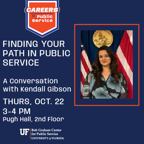 Careers in Public Service Coffee Chat with Kendall Gibson