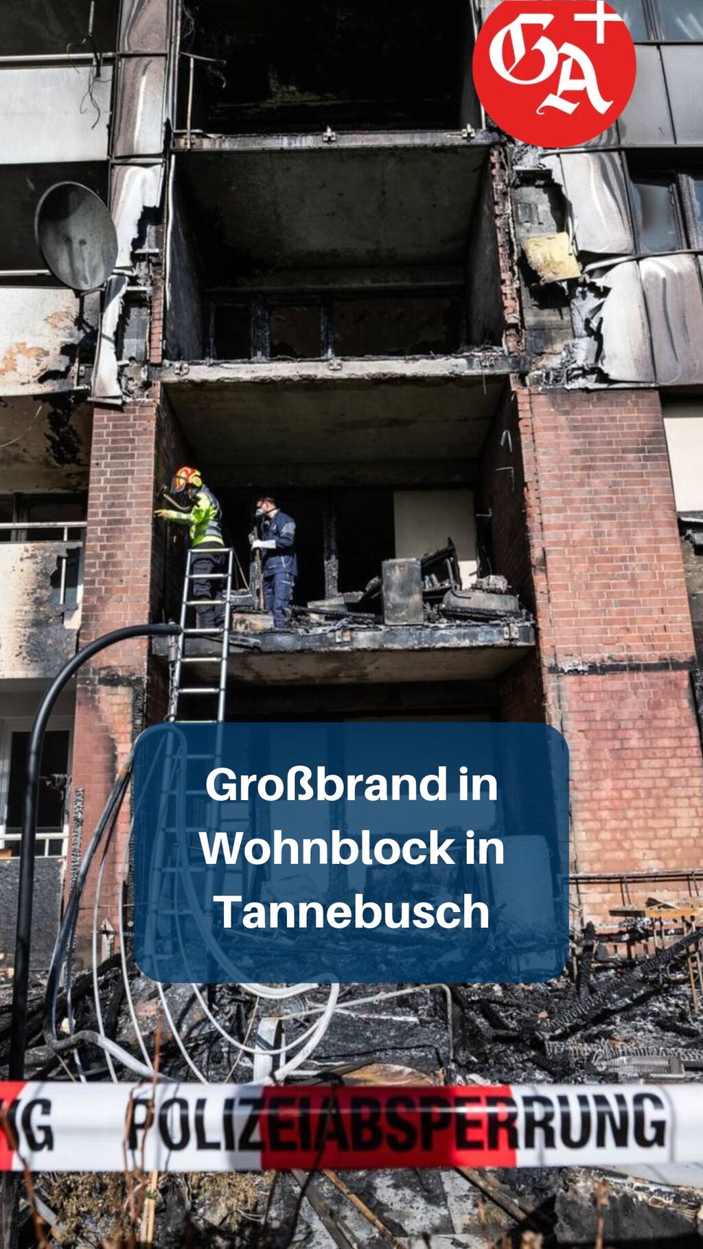 Gro&szlig;brand in Tannenbusch