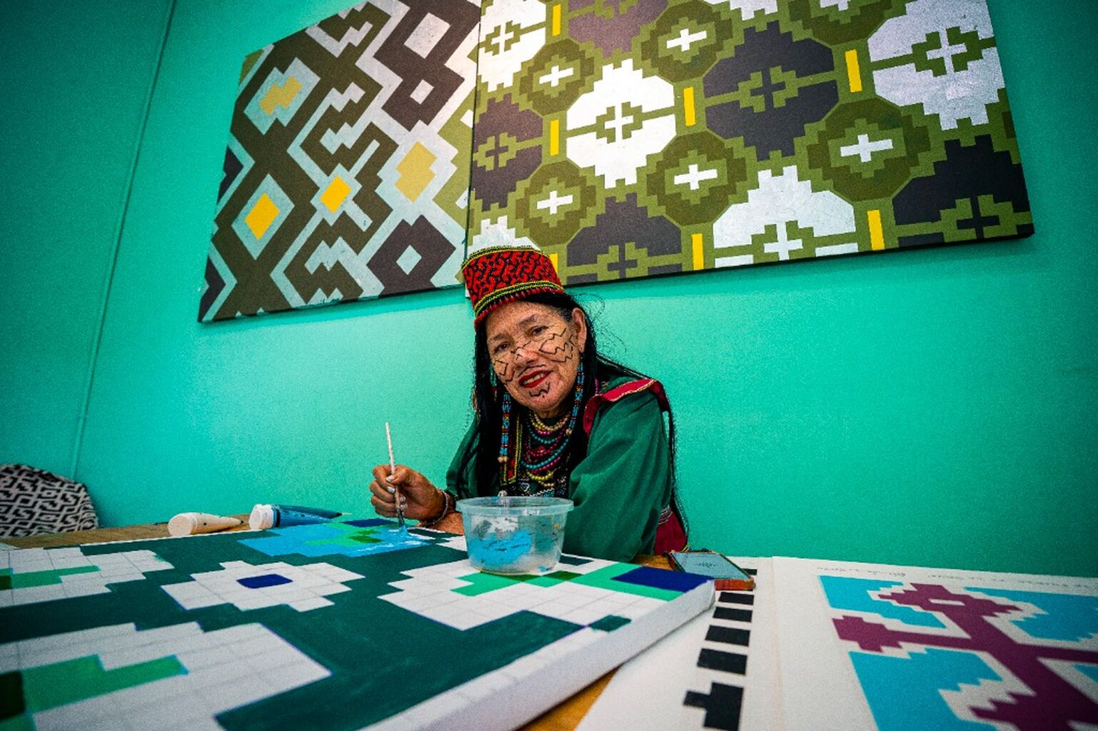 RSVP for Artist Workshop: Ken&eacute; Drawing and Living Designs with Olinda Silvano on 10/24